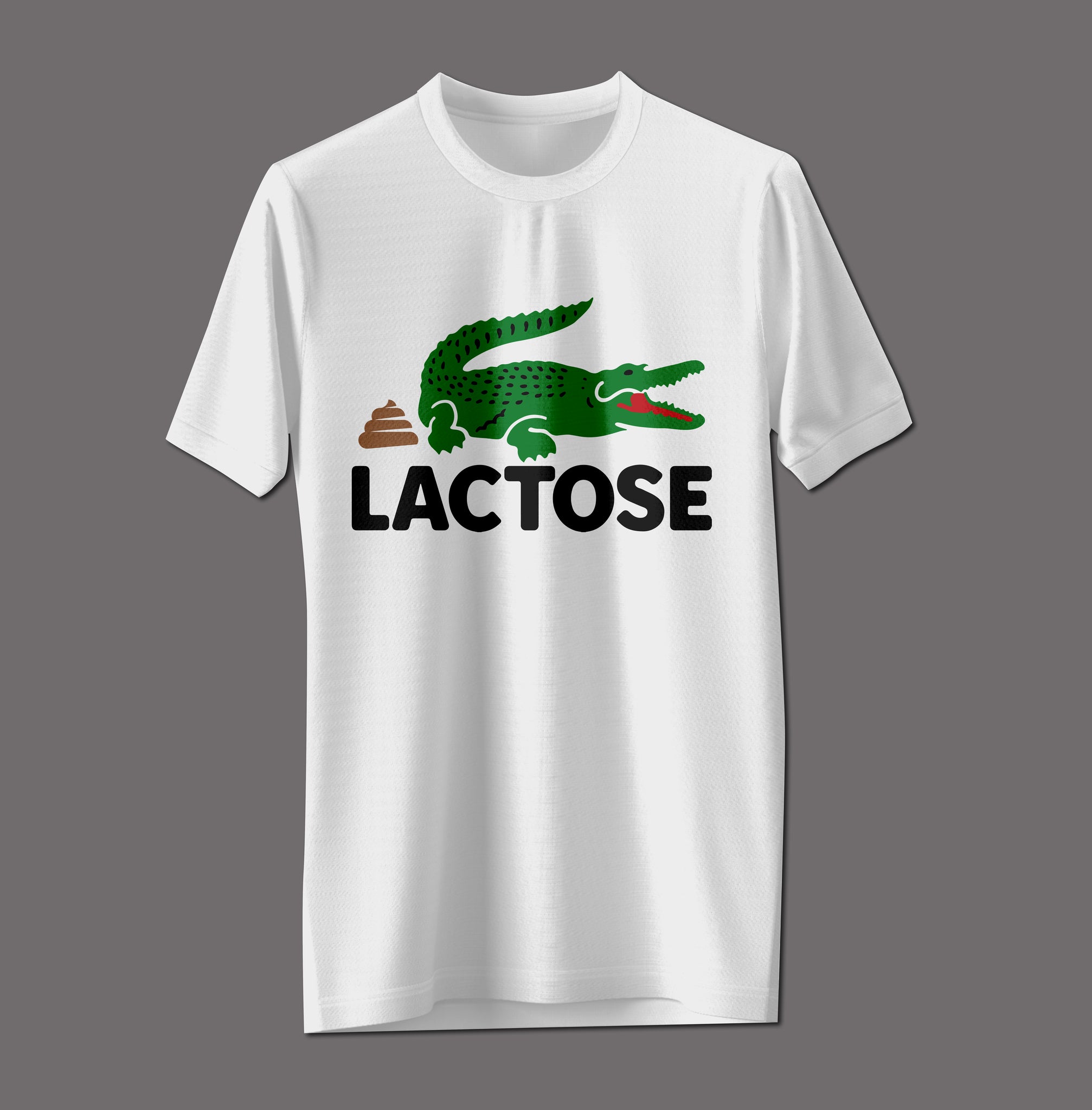 "LACTOSE" Crocodile Parody Tee