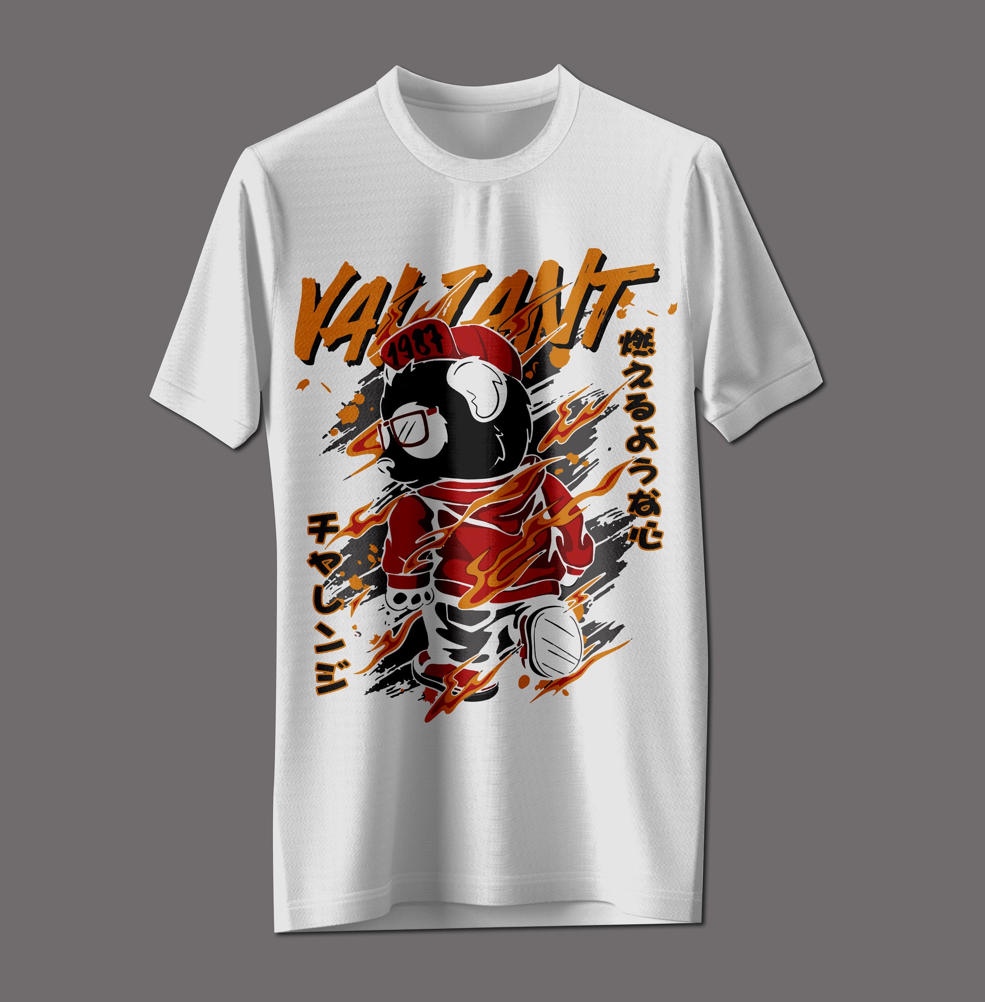 "Valiant" Panda Fire Tee