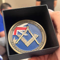 Freemason Australia Masonic Car Emblem/Badge with Gift Box