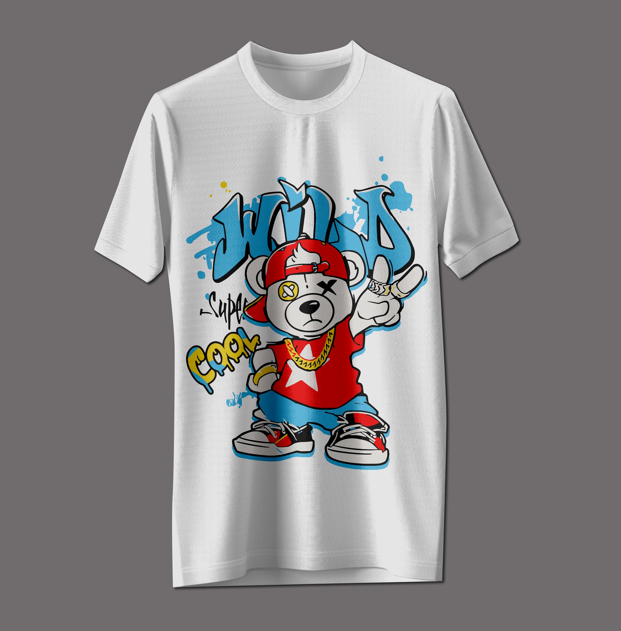 "Wild & Cool" Rebel Bunny Tee