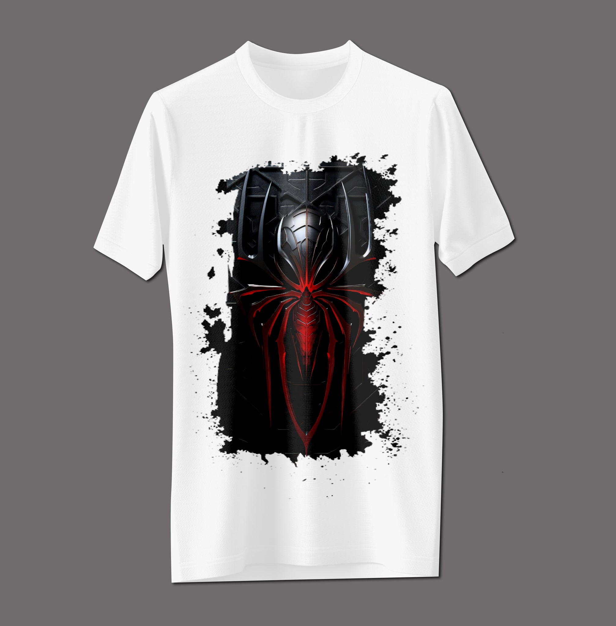 "Cyber-Web" Metallic Spider Tee