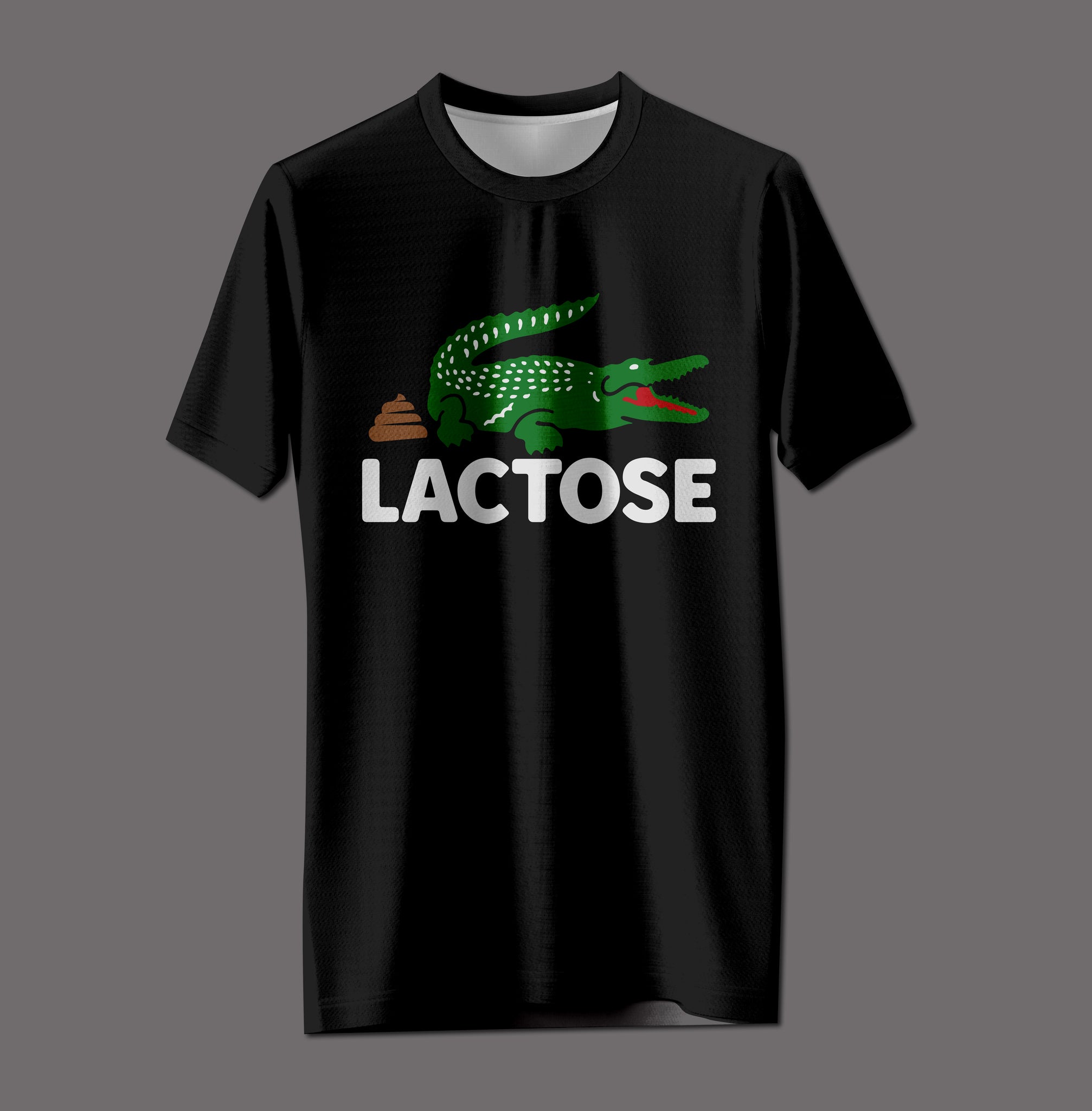 "LACTOSE" Crocodile Parody Tee