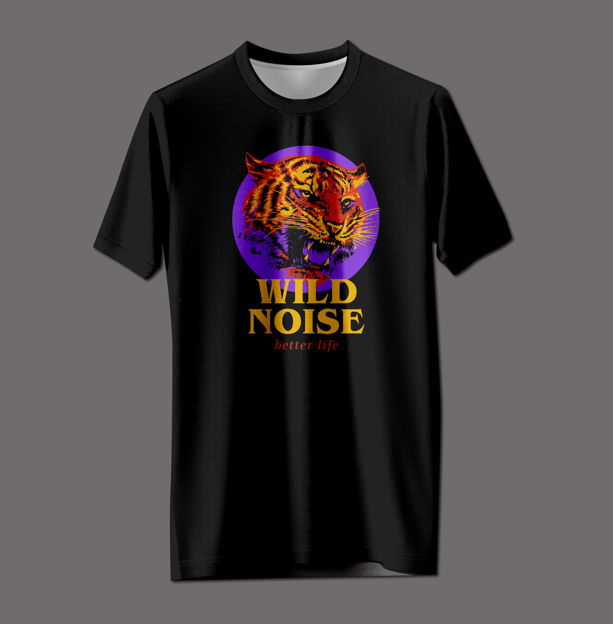"Wild Noise" Tiger Graphic Tee